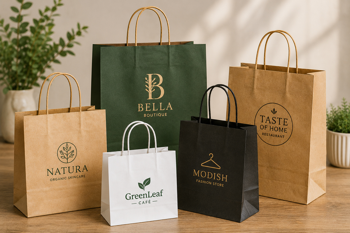 Custom paper bags in Ghana by PackLink Ghana